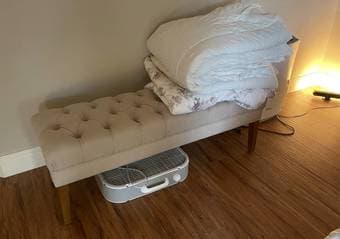 Upholstered Flip Top Bench 1