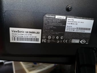 Monitor ViewSonic LED 19" VA1948M 2