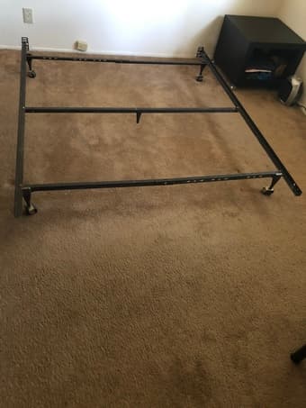 Bed frame, bed foundation,Queen 2
