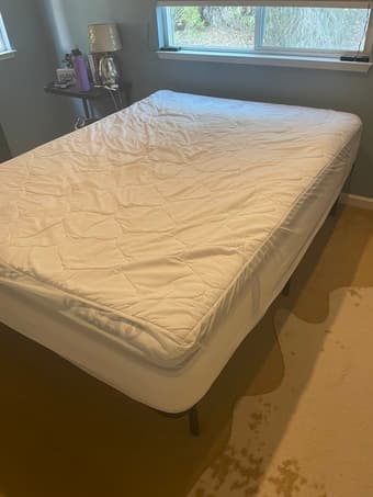 Wayfair Mattress and Amazon Bed Stand 3