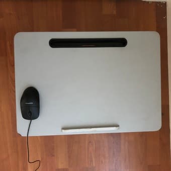 Foldable Laptop Table, Bed Desk, Breakfast Serving Bed Tray, Portable 1