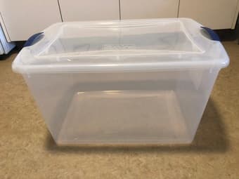 Sterilite Plastic Storage Container 1