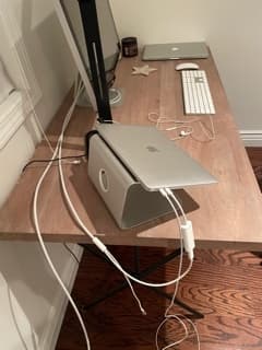 West Elm Desk  28Wx54Lx30H 1