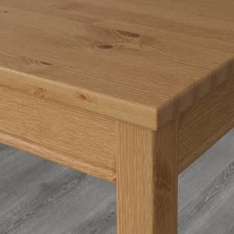 ELEGANT, STURDY IKEA WOODEN DINING TABLE + 4 CHAIRS 3