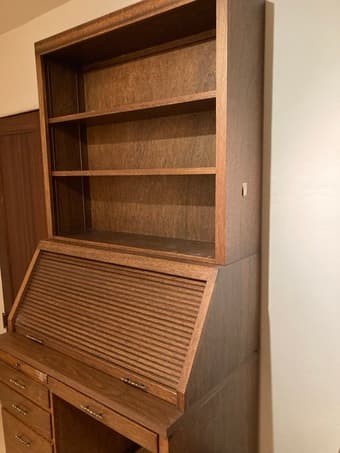 Desk & bookcases ($40 per item OBO) 2