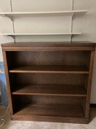 Desk & bookcases ($40 per item OBO) 3