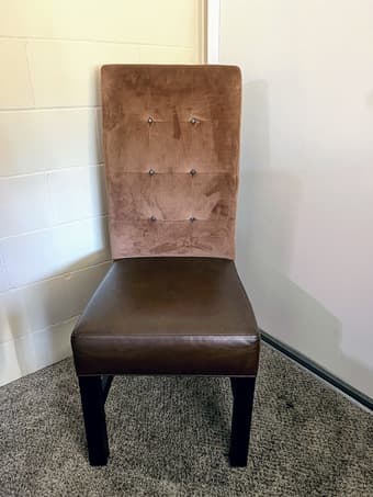 4 Beautiful Brown Dining Chairs 2