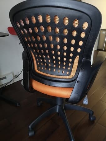 Orange Office chair 1
