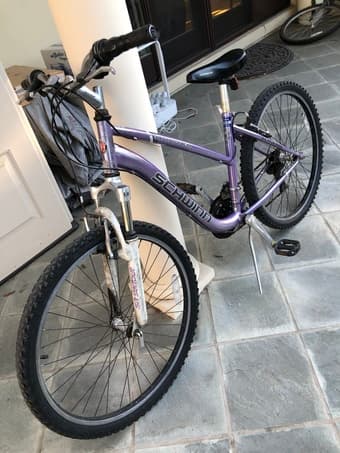 Used female bike fits 5’3” 2