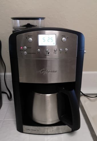 Capresso Coffee Team TS: Coffee Machine + Fresh bean griner 2