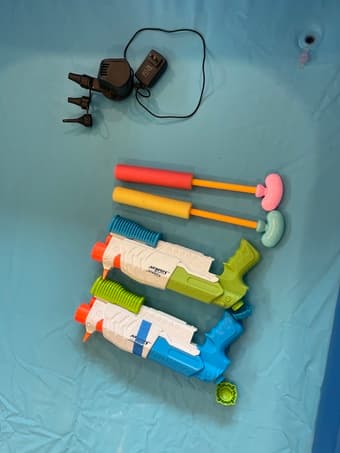 Swimming Pool for Kids and Adults - 120x72x22in Kiddie Pool with Pump 2