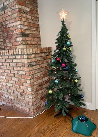 70” Christmas tree & Green Tree Stand 1