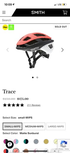 Brand New Smith Trace Bike Helmet_Small-MIPS 2