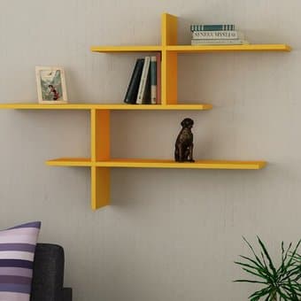 Yellow Wall-mount Shelves 1