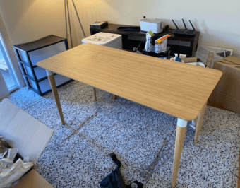 Bamboo desk / table 4