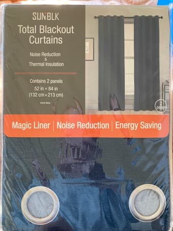 SUNBLK Total Blackout Curtains 1