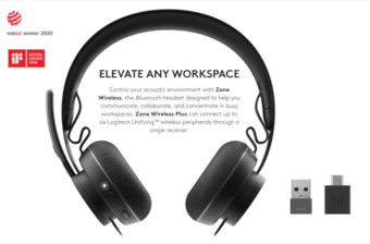Headphones Logitech Zone Wireless 3