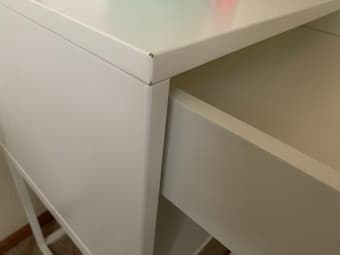 White Nightstand / Side Table 3