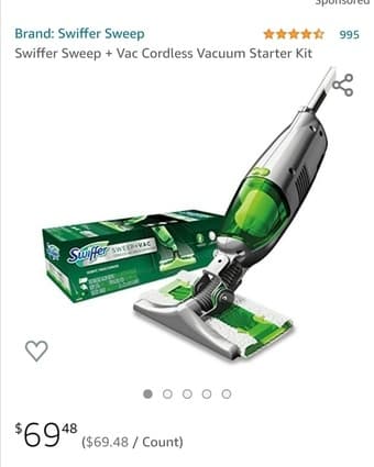Swiffer Sweep + Cordless Vacuum 2