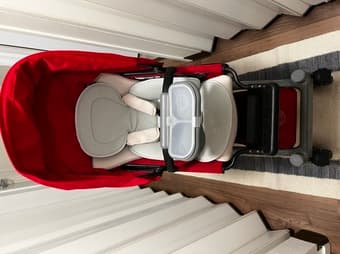 Orbit Baby G3 Stroller, Car Seat, 2 Car Seat Bases in Ruby & Khaki 2