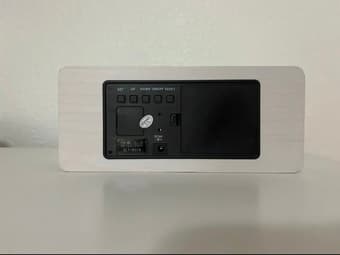 LED Wood Block Alarm Clock with date and temperature 3