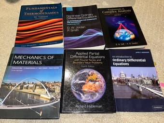 Mechanical Engineering and Applied Math Textbooks 1