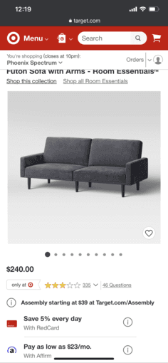 Move out Sale - Couch + Pillows + Coffee table 3
