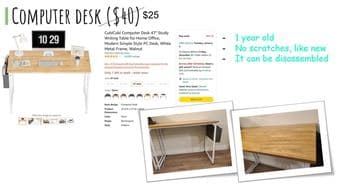 [Sell] Computer desk 1