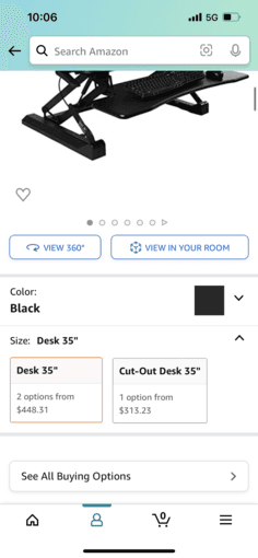 AIRLIFT Height adjustable standing desk ( moving sale ) 2