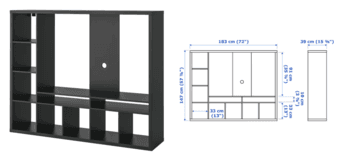 Ikea TV storage unit - must go by next weekend! 1
