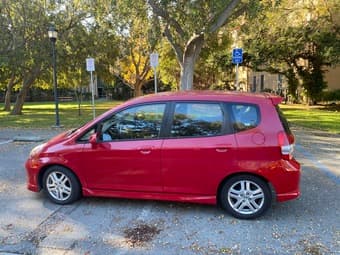 2008 Honda Fit - 54,000 Miles - Cherry Red 2