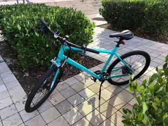 Nice blue bicycle 1