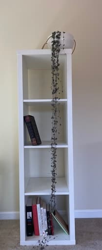 White Ikea shelf -- great condition 1