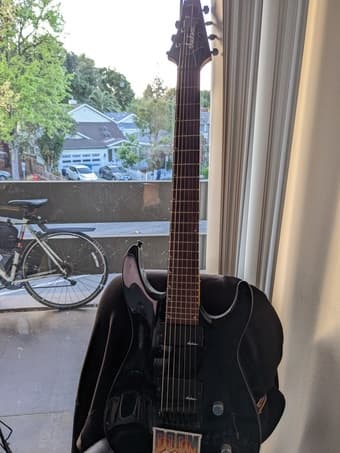 Jackson 7 string guitar 1