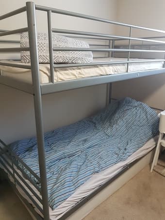 $88 Bunk Beds (IKEA, with 2 mattresses) or OBO!! 1