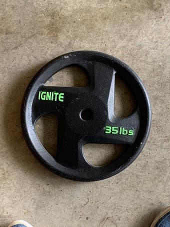 35lb weight plate 1