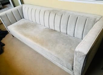 Iridescent smart gray sofa 2