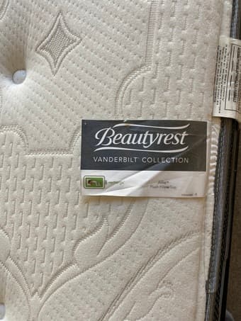 Beautyrest King size mattress and Ikea King frame 2