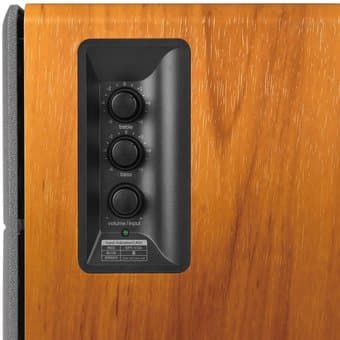 Bluetooth Bookshelf Speakers Optical,Aux Input Wireless IN WOOD! 3
