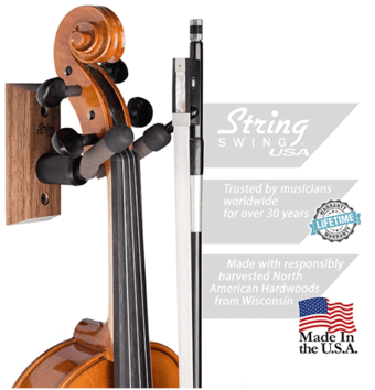 Wall-mount Violin Hangers (2x)--LIKE NEW 2