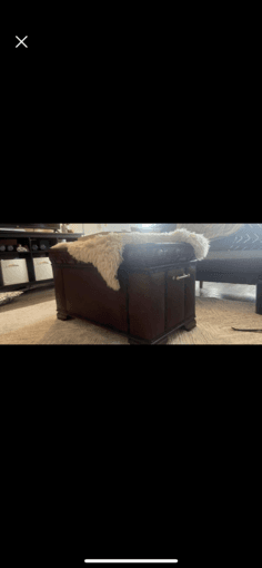 Hand-carved Antique wooden chest 2