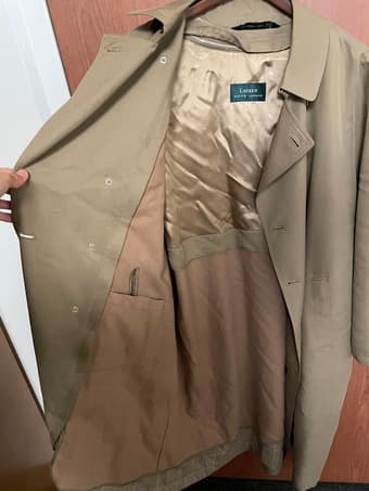 Ralph Lauren Trench Coat; Size 40 Slim 2