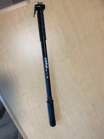 Frame mounted bike pump 1