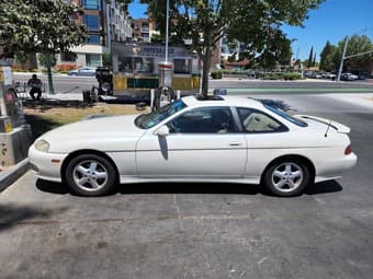 Lexus SC400 2 door sports coupe - V8, white, 1998, <93k miles 1
