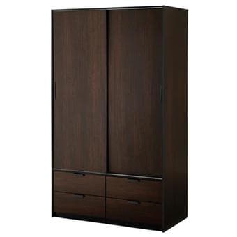 IKEA TRYSIL Wardrobe, Dark Brown Espresso 1