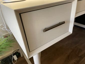 West Elm Mid-Century Desk, Pebble 3