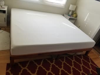 King size memory foam mattress--LIKE NEW 1