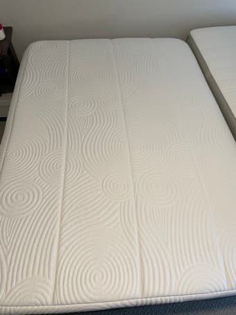 Full Mattress and Platform Bed Frame 1