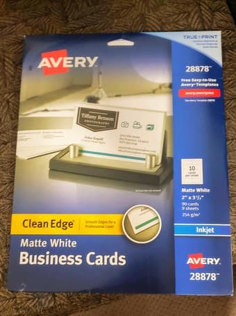Avery Business Cards for Sale 1
