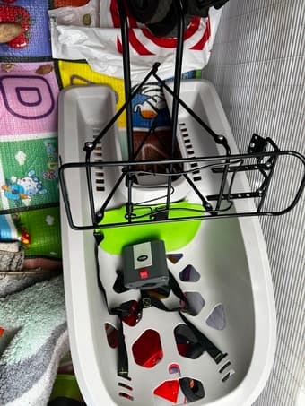 Bike Baby Seat With Carrier Rack 1